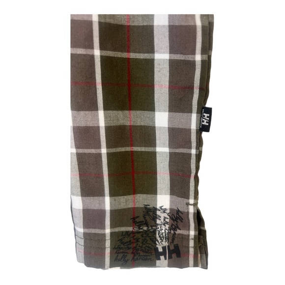 Helly Hanson Men's Brown Short Sleeve Plaid Casual Shirt XL - Picture 5 of 6